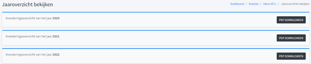 Eenvoudig uw jaaroverzicht downloaden